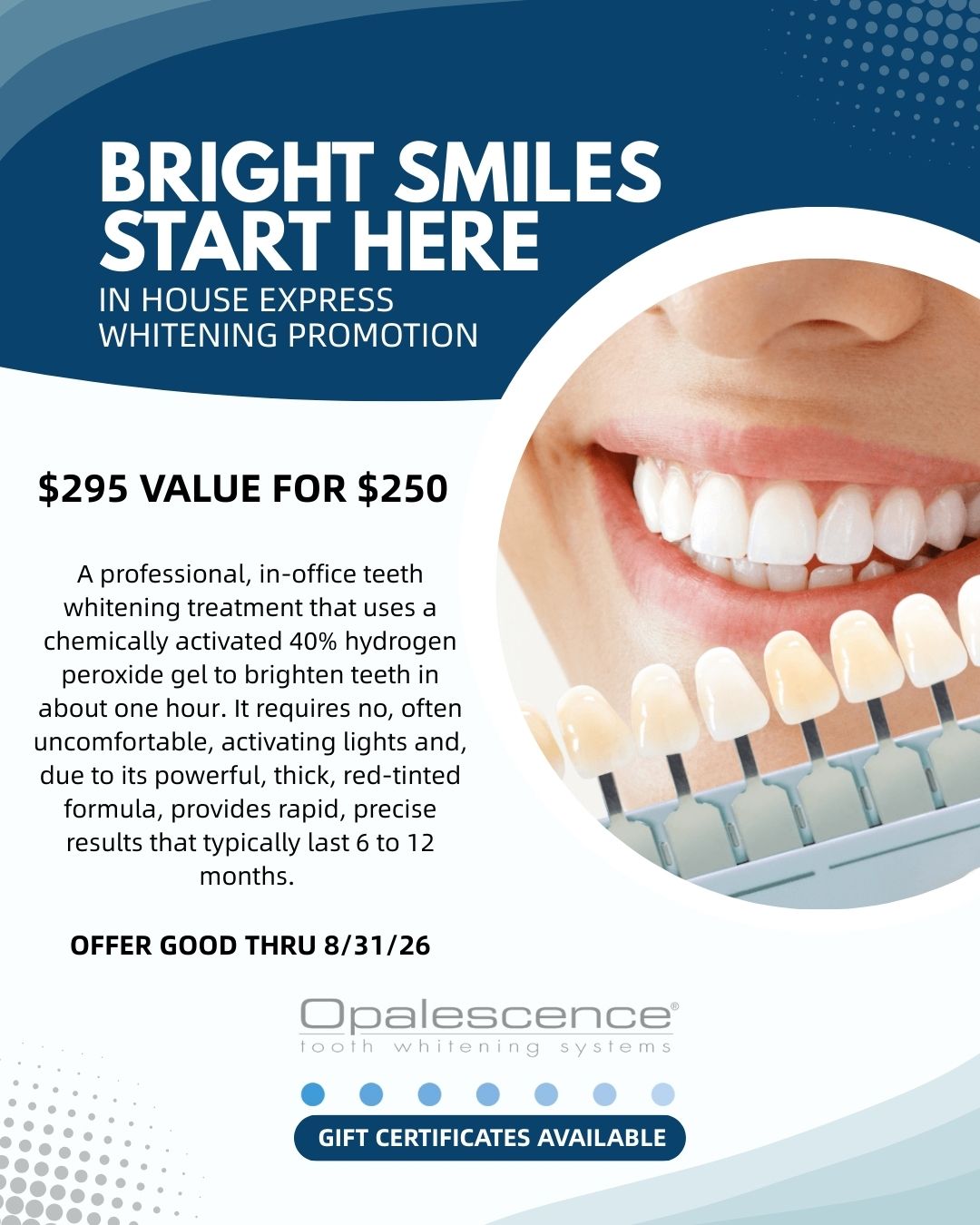 Teeth whitening special